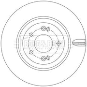 Borg & Beck Front & Rear Brake Discs & Pads fits Kia Soul II 2016-2018 1.6