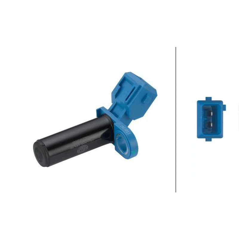 Hella Crankshaft Position Sensor fits Ford B-Max 2012-2017 1.4 1.6
