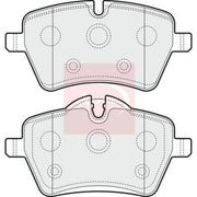 Apec Front Brake Pad Set fits Mini Mini 2003-2015