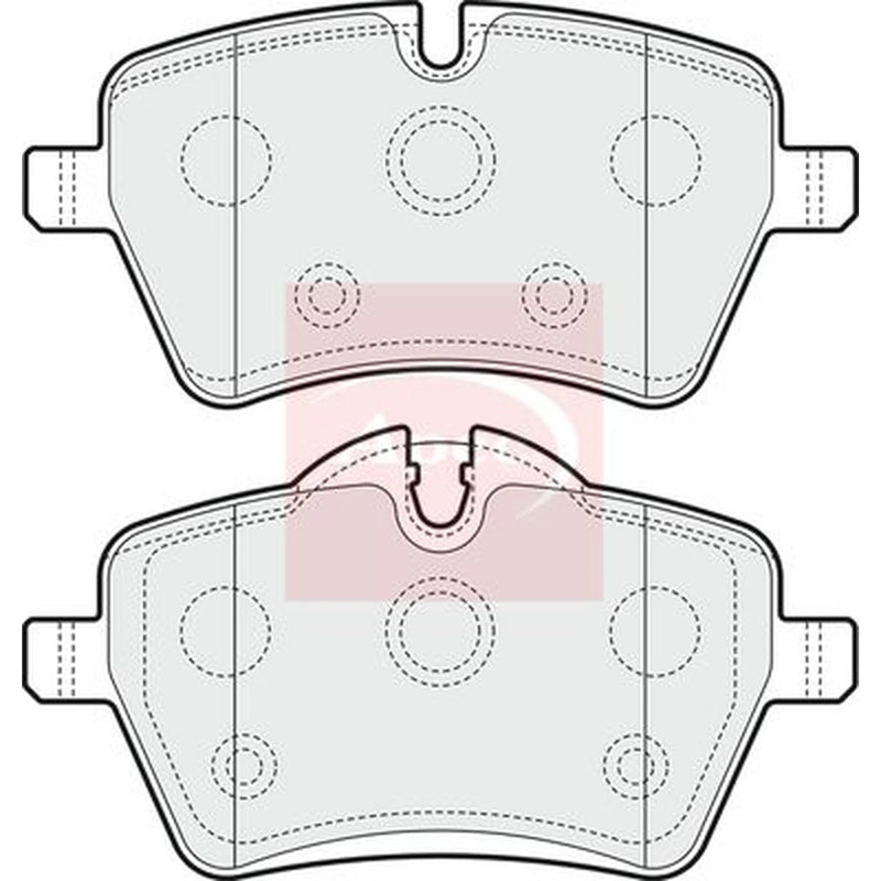 Apec Front Brake Pad Set PAD1577