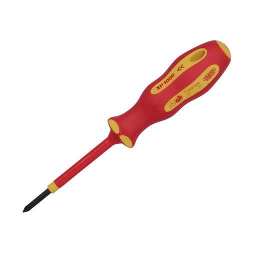 Draper XP1000 VDE PZ Type Screwdriver, No.0 x 60mm 64476 Draper - Dynamic Drive