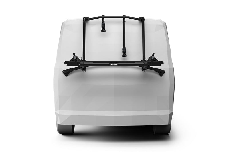 Thule WanderWay two-bike hanging trunk bike rack black Thule - Bars 4 Cars