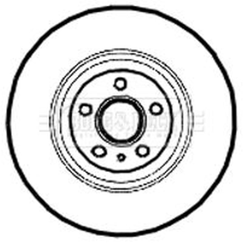 Borg & Beck Front & Rear Brake Discs & Pads fits Audi A6 C7 2010-2018 2.8 3.0