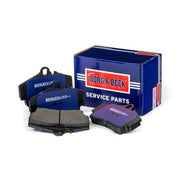 Borg & Beck Rear Brake Discs & Pads fits Porsche Boxster 1996-2004 2.5 2.7