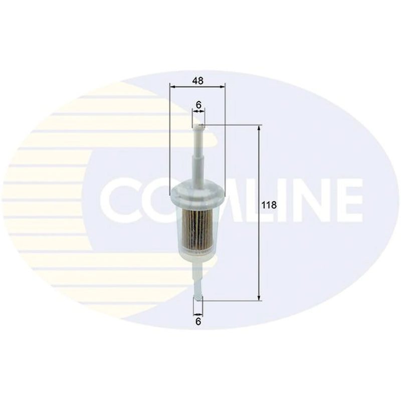 Comline Fuel Filter Element fits Abarth Strada 1981-1987 2.0