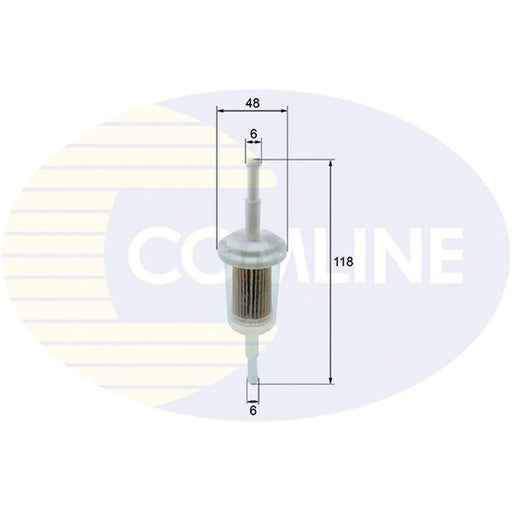 Comline Fuel Filter Element fits Abarth Strada 1981-1987 2.0