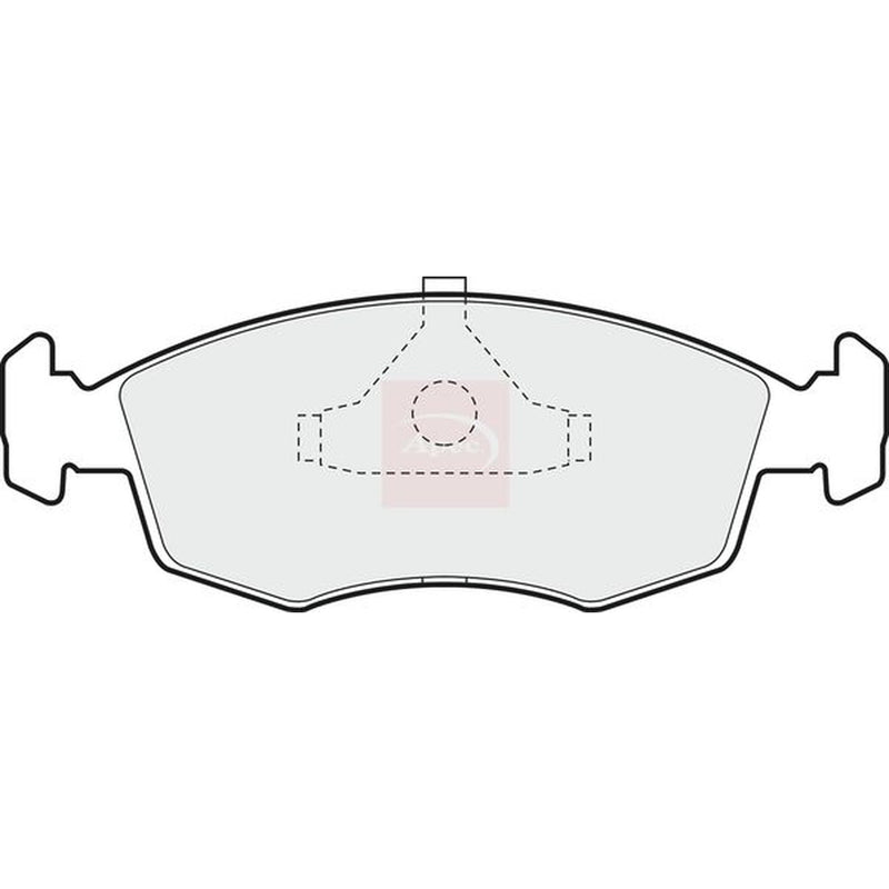 Apec Front Brake Pad Set fits Ford Escort 1986-1998 1.6
