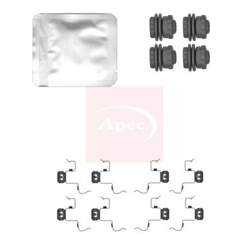 Apec Brake Pad Accessory Fitting Kit Rear fits Citroën Berlingo 2018-2019