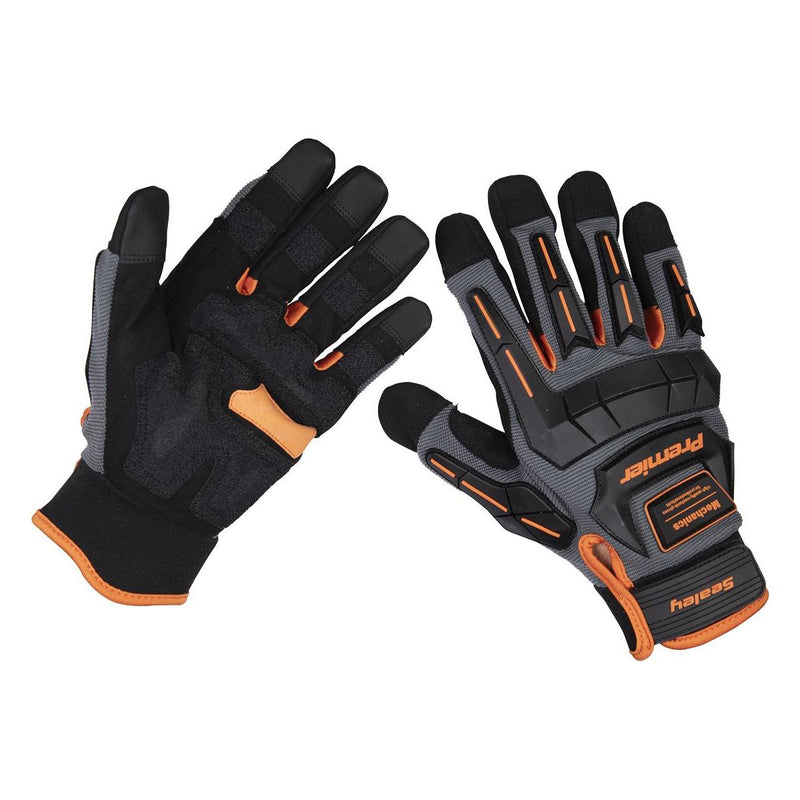 Sealey Mechanic's Gloves Anti-Collision Extra-Large Pair MG803XL Sealey - Dynamic Drive