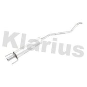 Klarius Box With Centre Pipe Centre fits Opel Astra H 2004-2010 1.6