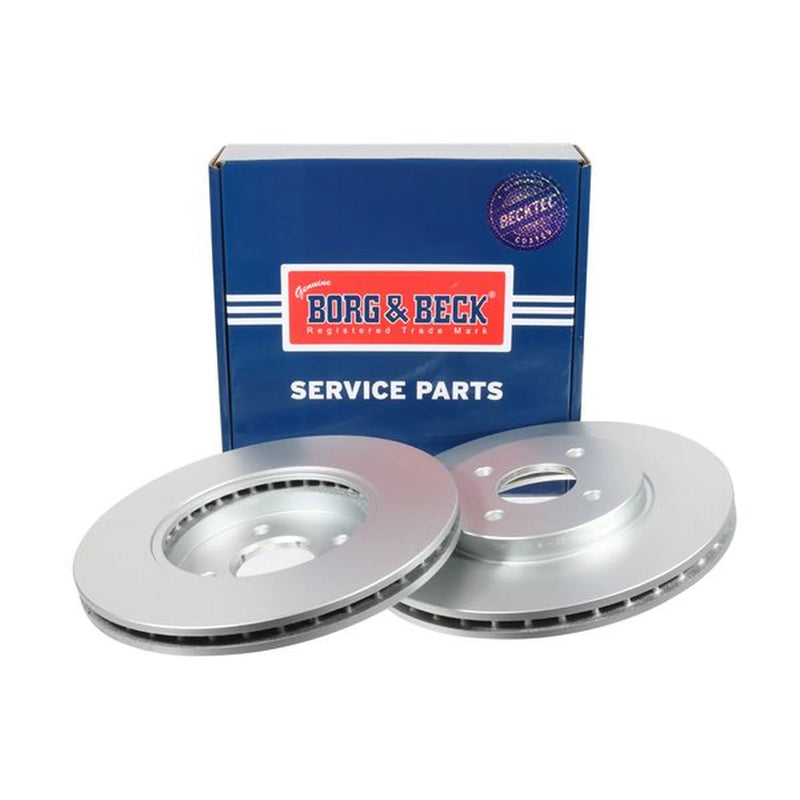 Borg & Beck 2 x Vented Front Brake Discs BBD4420-x2