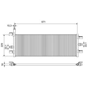 Valeo Engine Radiator 701457