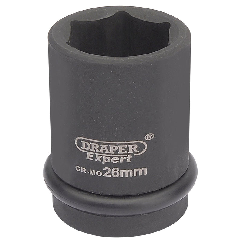 Draper Expert HI-TORQ 6 Point Impact Socket, 3/4" Sq. Dr., 26mm Draper - Dynamic Drive