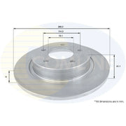 Comline Front & Rear Brake Discs & Pads fits Mazda 3 2006-2014 2.3