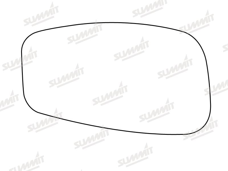 Summit Heated Base Plate With Standard Mirror Glass fits Fiat LHS Summit - Bars 4 Cars