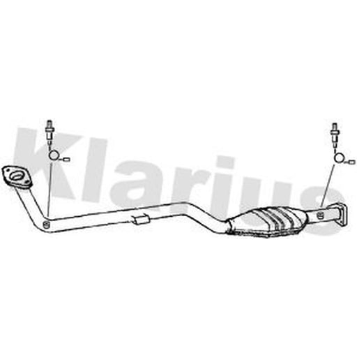Klarius Catalyst Type Approved With Pipe fits Mercedes-Benz C-Class 2000-2002