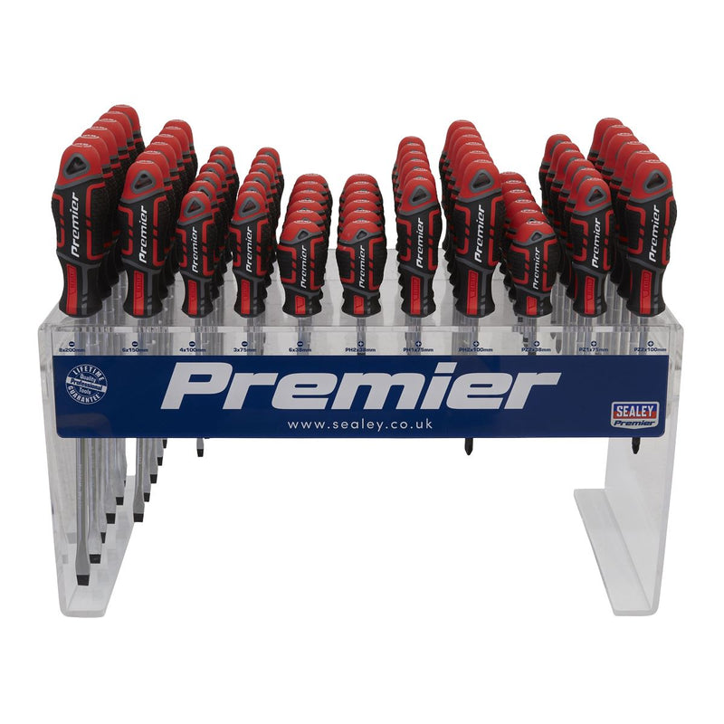 Sealey Premier Premier GripMAX Individual Screwdrivers Countertop Display 66pc Sealey Premier - Dynamic Drive