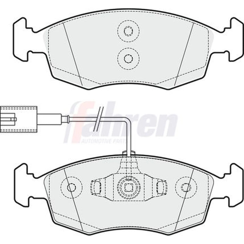 Fahren Front Brake Pad Set FBP3285