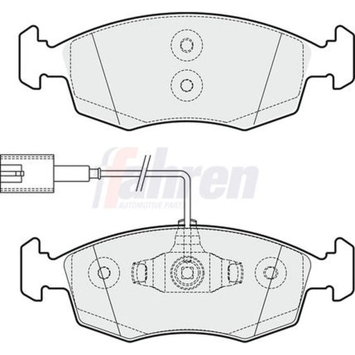 Fahren Front Brake Pad Set FBP3285