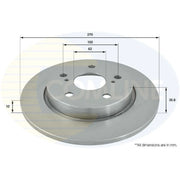 Comline Front & Rear Brake Discs & Pads fits Toyota Auris 2010-2018