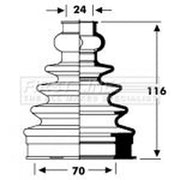 First Line Drive Shaft Bellow Kit Front Left fits Alfa Romeo 147 2001-2010 1.9