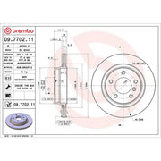 Brembo Front & Rear Brake Discs & Pads fits BMW 3 1998-2007