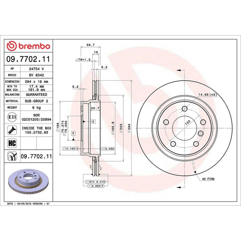 Brembo Front & Rear Brake Discs & Pads fits BMW 3 1998-2007