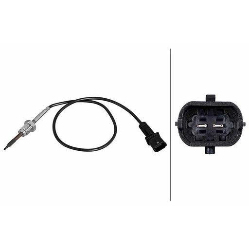 Hella Exhaust Gas Temperature Sensor before catalytic converter fits Fiat Doblo