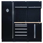 Draper BUNKER Modular Storage Combo with Hardwood Worktop (11 Piece) 04488 Draper - Dynamic Drive
