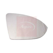 Apec Exterior Wing Mirror Glass Left fits VW Golf Van VII Variant 2013-2017 1.6