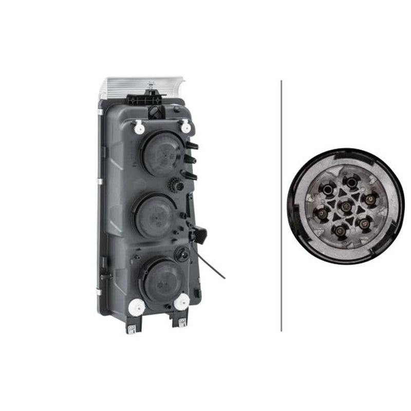 Hella Headlight Headlamp H7 Left fits Renault Trucks Magnum 2000 on
