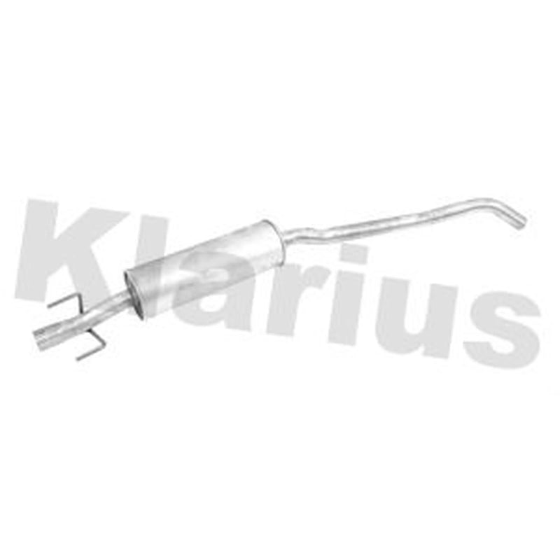 Klarius Box With Centre Pipe Centre fits Opel Corsa B 1993-2002