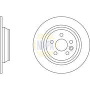 NAPA Rear Brake Solid Discs & Pads fits Land Rover Range Rover Evoque 2011-2019