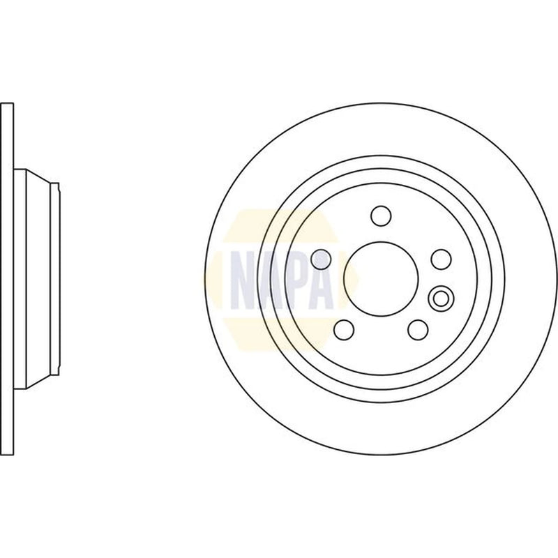 NAPA Front & Rear Brake Discs & Pads fits Land Rover Range Rover Evoque