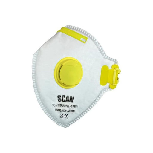 Scan Fold Flat Valved Disposable Mask FFP1 (Pack of 3) Scan - NN4 Online