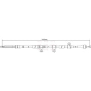 Apec Handbrake Cable Right Rear CAB1228