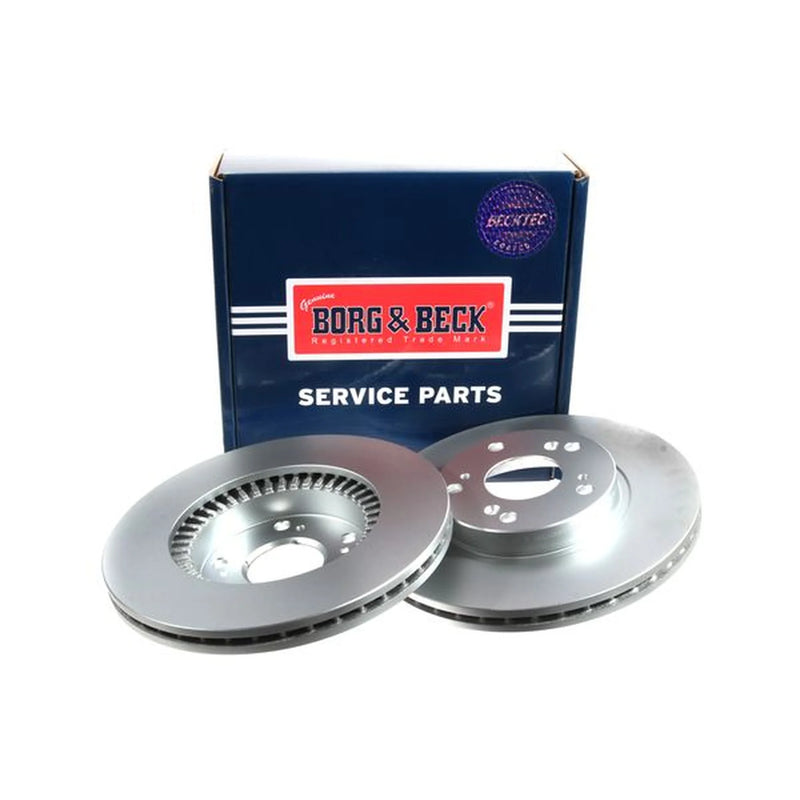 Borg & Beck Front & Rear Brake Discs & Pads fits Honda Civic VII 2001-2005 2.0