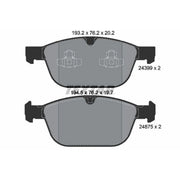 Textar Front Brake Pad Set 2439901