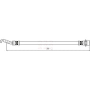 Apec Brake Hydraulic Hose Line Rear fits Toyota Avensis 2003-2008
