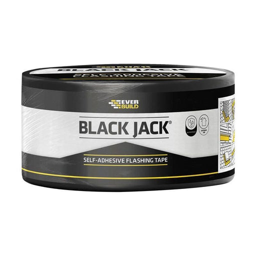 Everbuild Sika Black Jack® Flashing Tape, Trade 450mm x 10m Everbuild Sika - Dynamic Drive