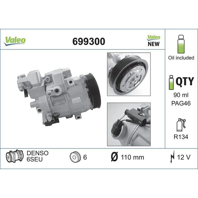Valeo Air Conditioning Compressor 699300