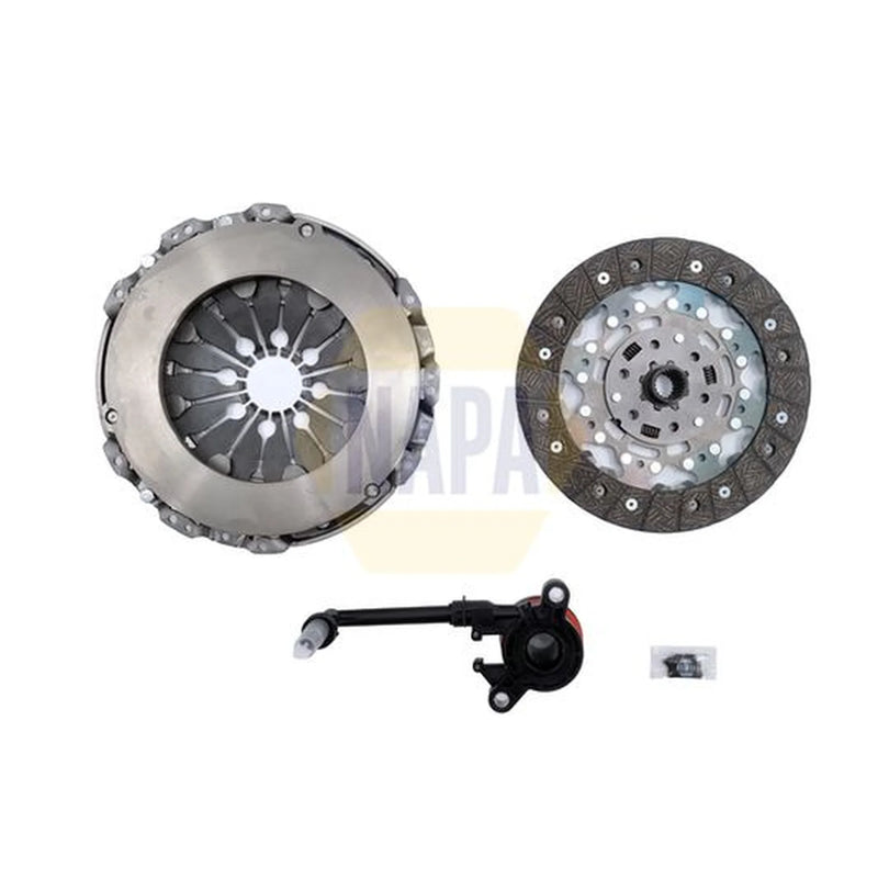 NAPA Clutch Kit Set 3pc fits Nissan Qashqai I 2011-2013 1.6
