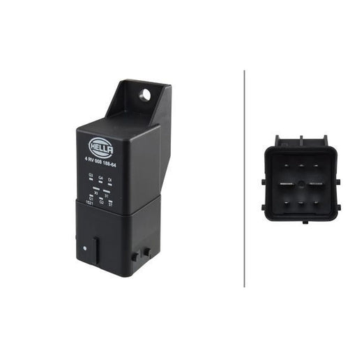 Hella Glow Plug Relay fits Citroën Berlingo First 1998-2011 1.6 1.9 2.0