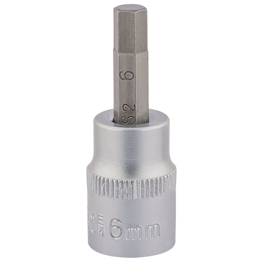 Draper Socket with Hexagonal Bit, 3/8" Sq. Dr., 6mm 16284 Draper - Dynamic Drive