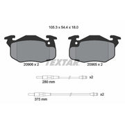 Textar Front Brake Pad Set 2090604