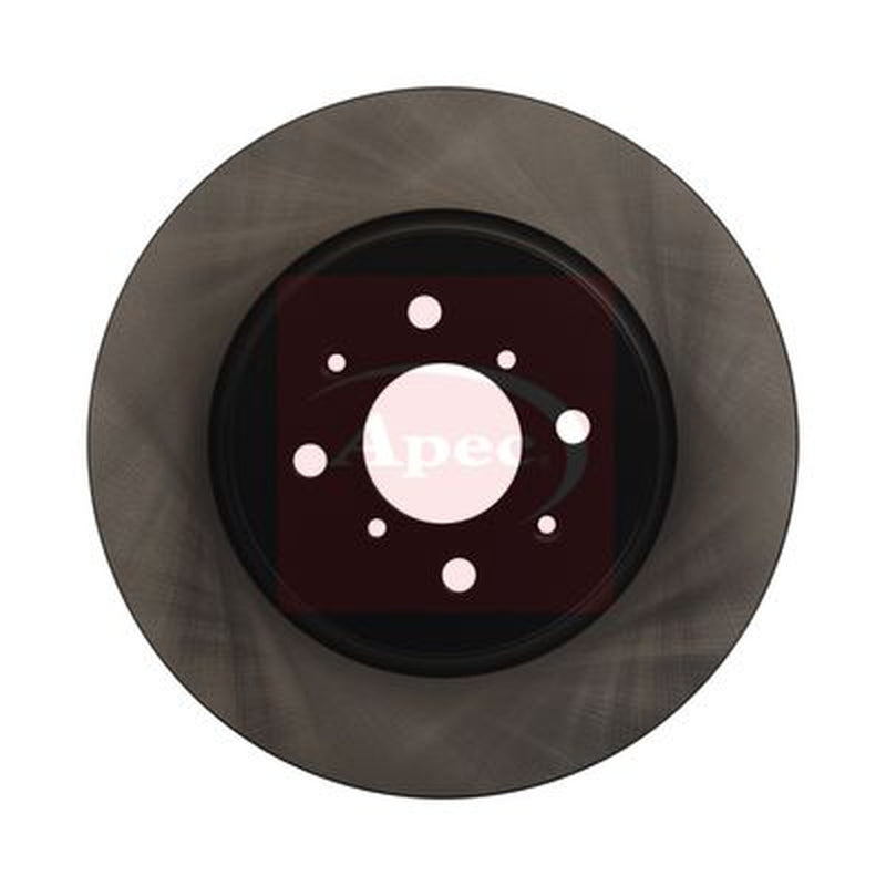 Apec 2 x Vented Brake Discs fits Suzuki Swift III 2010-2017 1.2 1.3