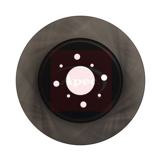Apec 2 x Vented Brake Discs fits Suzuki Swift III 2010-2017 1.2 1.3
