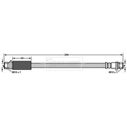 Borg & Beck Brake Hydraulic Hose Line Rear Right BBH6696