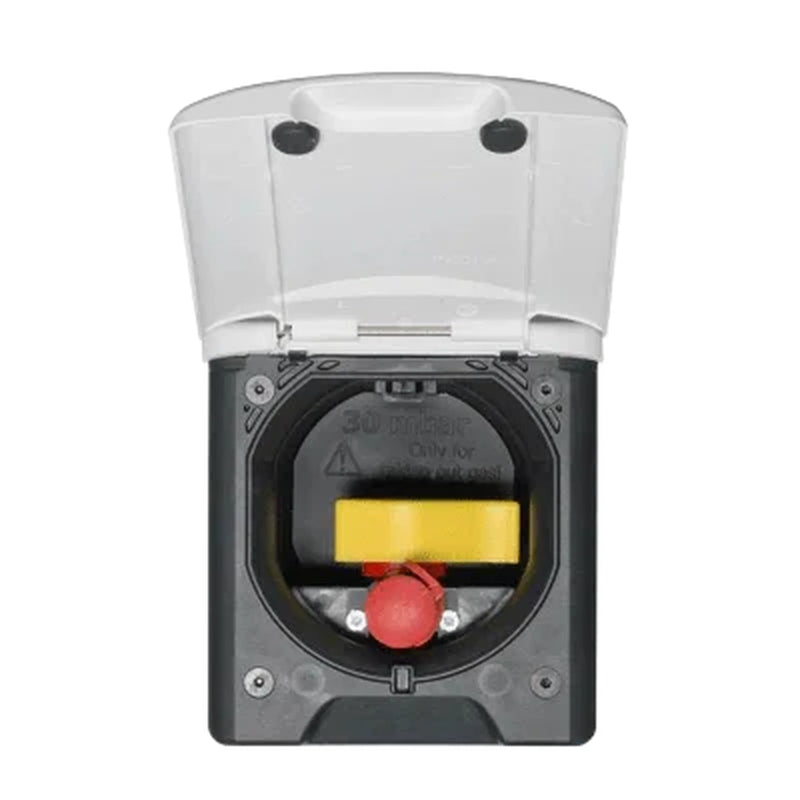 Fawo Flush Inlet Black 80mm with Sprung Cover