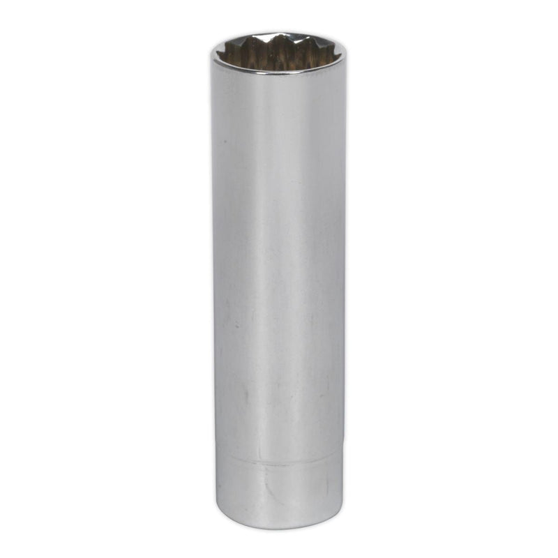 Sealey Spark Plug Socket with Magnetic Retainer 14mm 3/8"Sq Drive 12-Point Sealey - Dynamic Drive